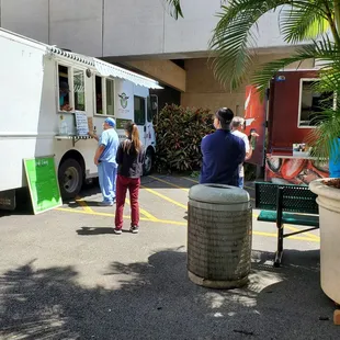 Steak Farm food truck is located across Koi food truck