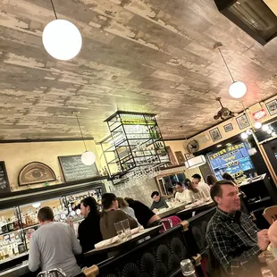 Bar area, there is another dining room