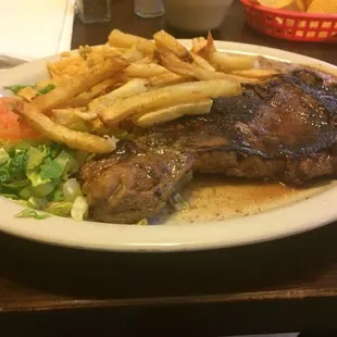 Ribeye was delicious