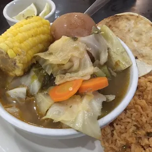 Caldo De Res ( beef soup )