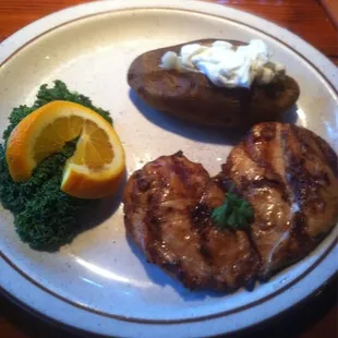 Teriyaki chicken breast w/ baked potato