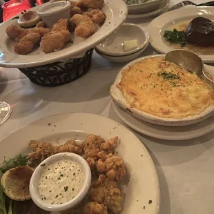 plates of food on a table