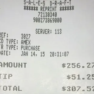 So sad they did not let me have the biggest tip of my life... At least I got something..