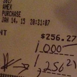 WARNING!!! TIP CASH OWNER REFUSED TO GIVE WAITRESS CREDIT CARD TIP!