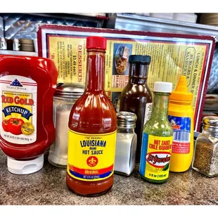 Hot Sauce @ Steak N Egger.Chicago, IL Open 24/7 Breakfast Lunch Dinner. Steaks Sandwiches Burgers Salads Pancakes etc. Simple. Cool!