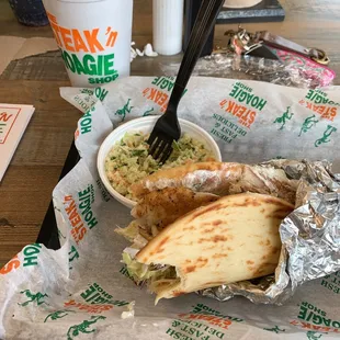 Grilled Chicken Pita Wrap