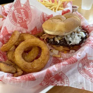 Western BBQ 'n Bacon Steakburger Combo with onion ring disappointment