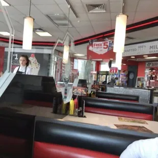 the whole place was 50's themed