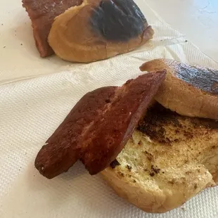 This poor hot dog, a 5 year old wouldn't even eat it. :(