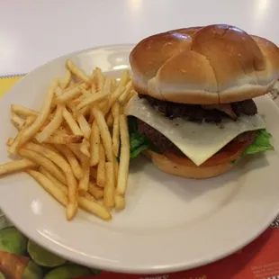 Spicy Chipotle Steakburger and fries