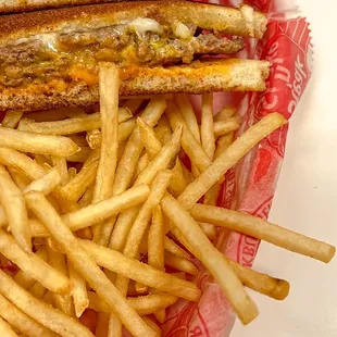  a sandwich and french fries