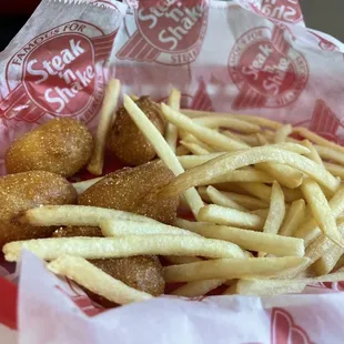  a basket of french fries