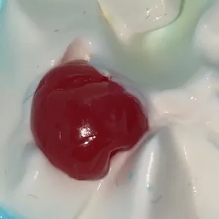 Cotton Candy Milkshake close-up. (zoom in)