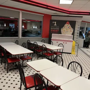 Inside Seating Open