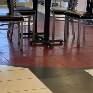 Dirty floor, etc