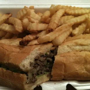 Steak &amp; Cheese Sub Combo