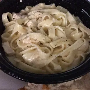 The "chicken" alfredo