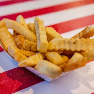 french fries in a basket