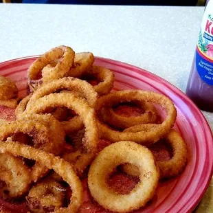 Love their onion rings, pro tip give their ketchup a try instead of regular.