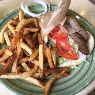 The beef and lamb gyro