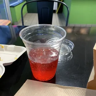Strawberry Fanta on tap