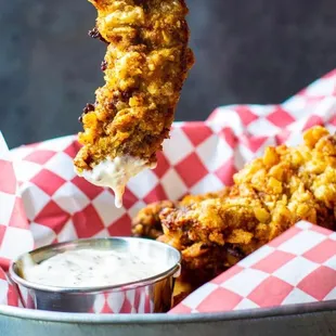 Crispy Juicy Steakfingers!