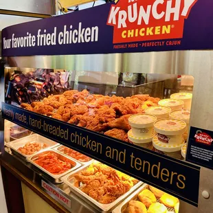 Krispy Krunchy Chicken Halal meat - made fresh daily at Steakfinger House.