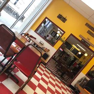 Inside of the restaurant