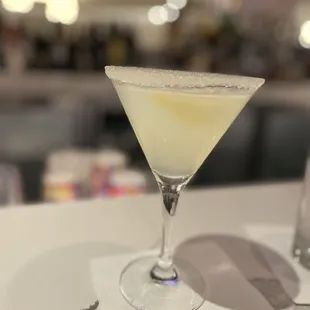 Lemon drop martini