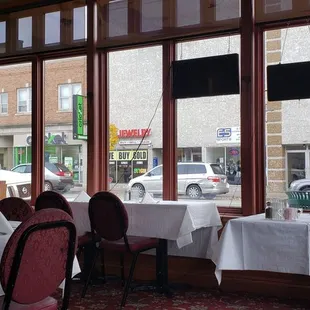 a view of the outside of the restaurant