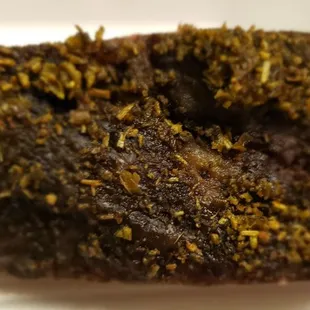 The crust on the prime rib