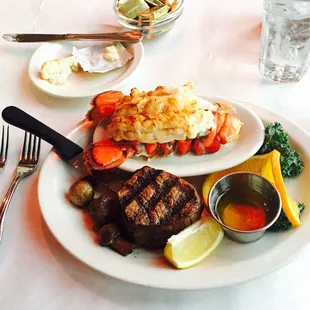 Filet and Lobster scrumptious dinner