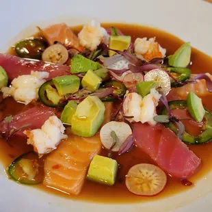 Rainbow Ceviche