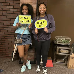 These two young ladies overcame some difficult challenges to escape from JUNGLE DRUMS