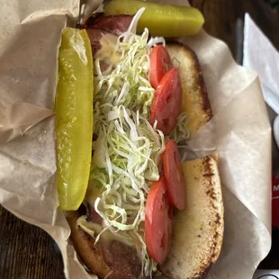 The Steamliner sandwich.