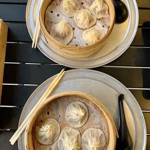 Xiaolong Bao ( Soup dumplings) - so flat no soup.