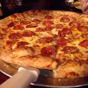 Holy pepperoni Batman , my new favorite pizza