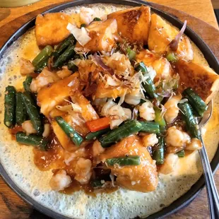 Thousand Island Tofu with Seafood