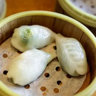 Pea Shoot Dumplings