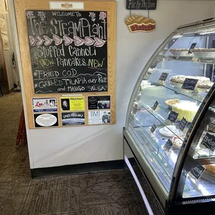 a display of pastries