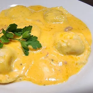 Lobster ravioli