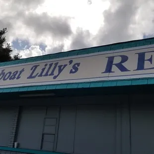 the front of the restaurant