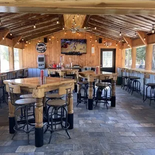 Pic of outside bar area during the day