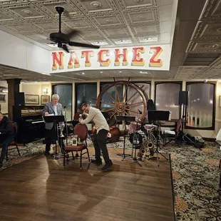 Stage minus the band