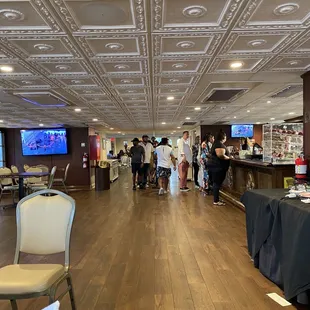 The bar area on the 3rd level