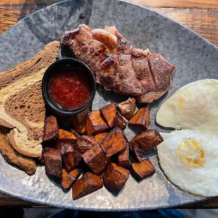 a plate of food