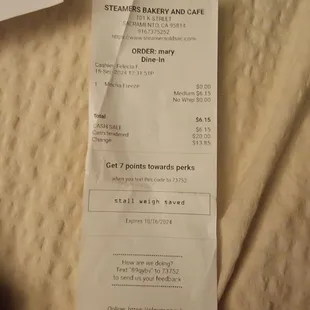 Receipt