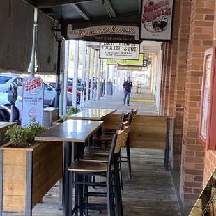 Patio seating