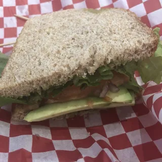 Veggie Pesto Sandwich vegan