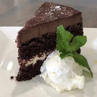Chocolate Tuxedo Cake